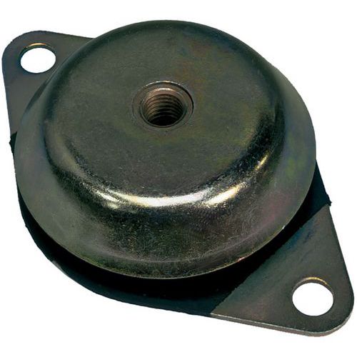 Pied antivibratoire Caoutchouc M16 - Charge 400kg - 173mm L - Outillage Stationnaire