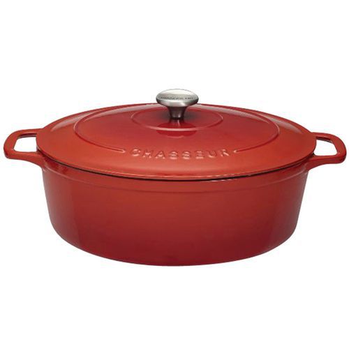 Cocotte en fonte ovale 27 cm Rubis Sublime Chasseur Cocotte en fonte ovale 27 cm Rubis Sublime Chasseur