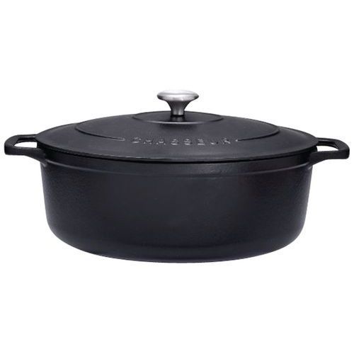 Cocotte en fonte ovale 35 cm Noire Sublime Chasseur Cocotte en fonte ovale 35 cm Noire Sublime Chasseur