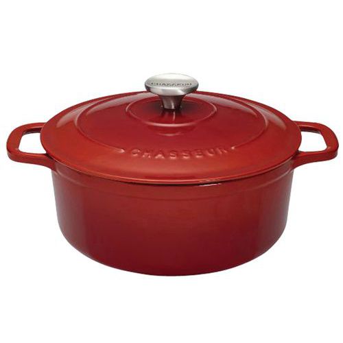 Cocotte En Fonte Ronde 20 Cm Rubis Sublime Chasseur