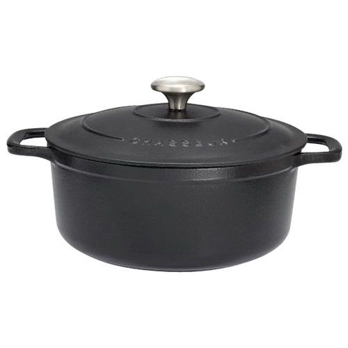 Cocotte en fonte ronde 24 cm Noire Sublime Chasseur Cocotte en fonte ronde 24 cm Noire Sublime Chasseur