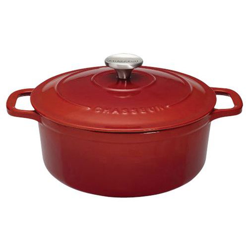 Cocotte en fonte ronde 24 cm Rubis Sublime Chasseur Cocotte en fonte ronde 24 cm Rubis Sublime Chasseur