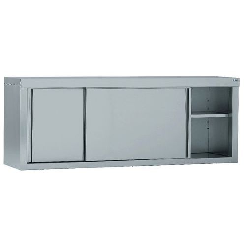Étagère murale inox 120 cm - Équipement de restauration professionnel - Robuste et durable