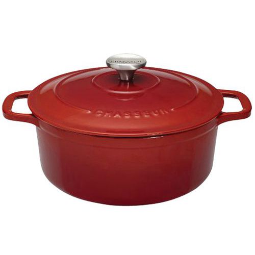 Cocotte en fonte ronde 26 cm Rubis Sublime Chasseur Cocotte en fonte ronde 26 cm Rubis Sublime Chasseur