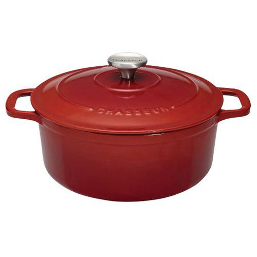 Cocotte en fonte ronde 28 cm Rubis Sublime Chasseur Cocotte en fonte ronde 28 cm Rubis Sublime Chasseur