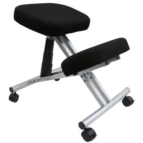 Siège Ergonomique Assis Genoux Ergo Leg Noir