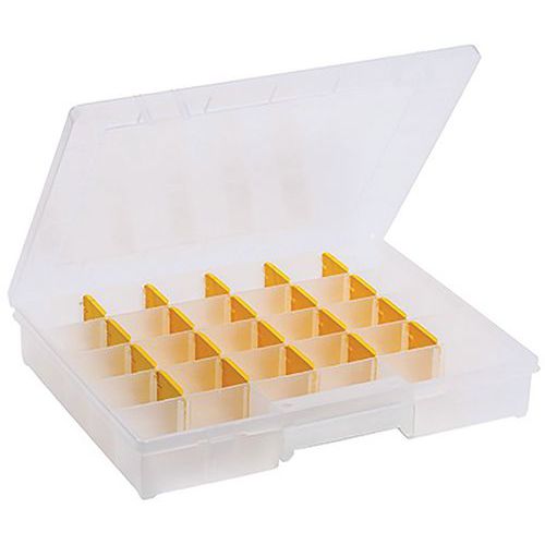Allit - Boîte de rangement EuroPlus Basic 37/7-20 - 27 compartiments - 370x295x60mm - Organisation d'outils