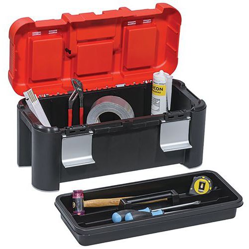Allit - Valise à outils McPlus Alu C 21 20L - 450x170x130mm - Rangement robuste et pratique