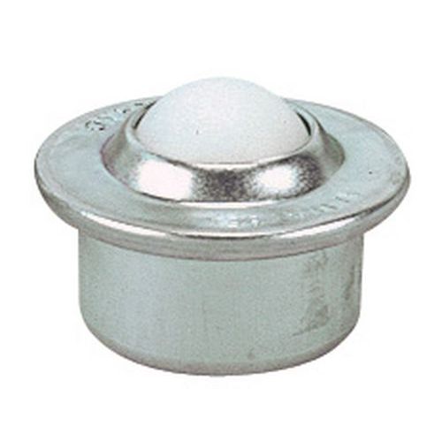 Bille Manut Socle Cylindrique Nylon Diam=15mm F=7kg