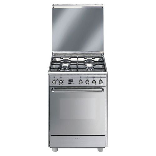 Cuisinière mixte Smeg SCB60MX9 Cuisinière mixte Smeg SCB60MX9