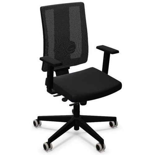 Siège De Bureau Navigo Mesh Lu2 Accoudoir 2d Noir - Nowystyl