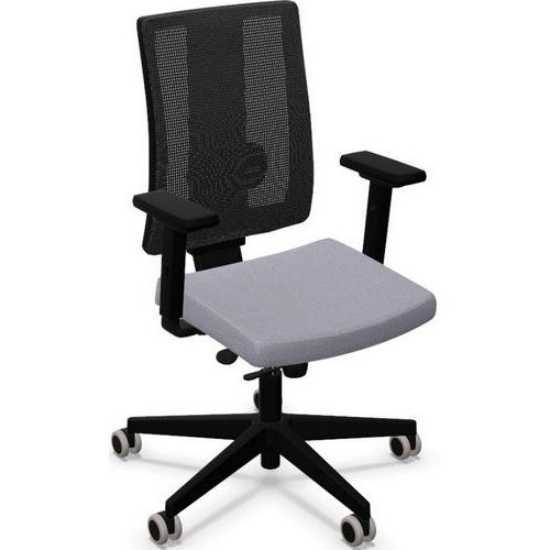 Siège De Bureau Navigo Mesh Lu2 Accoudoir 2d Gris - Nowystyl