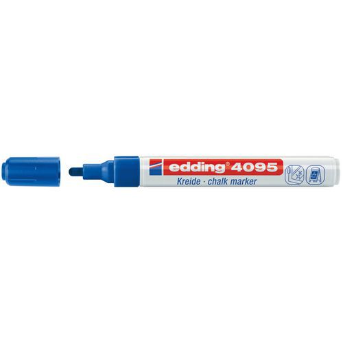 Marqueur Fenetre Et Ardoise E4095 Bleu Poin Te 2-3 Mm