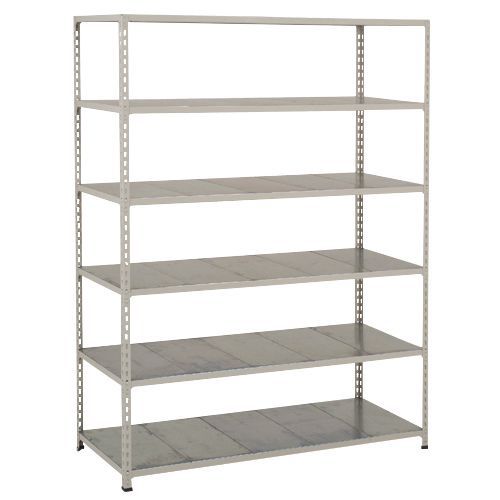 Rayonnage Rapid 2 6 Tablettes Metal 1980x1220x455 Zingué