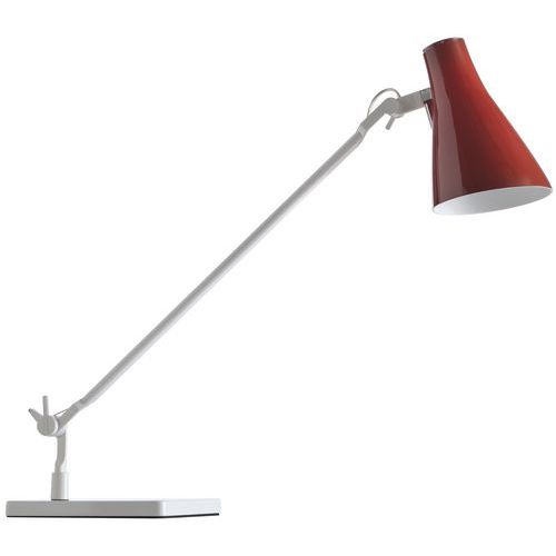 Solus Led Blanc Et Bordeaux Bras Simple - Socle