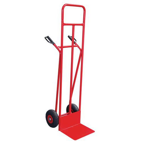 Diable Acier 150kg - Roue Increvable - Bavette Fixe