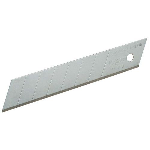 Lame pour cutter - Largeur 18 mm Lame pour cutter - Largeur 18 mm