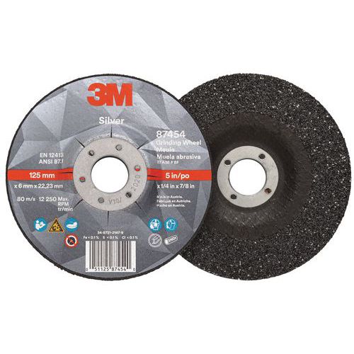 3m 1 Disque à barber Silver Moyeu Déporté T27 3M