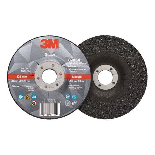 3m 1 Disque à barber Silver Moyeu Déporté T27 3M