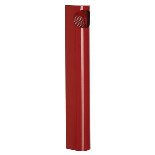 Cendrier Mural Acier - Sans Pied - Rouge