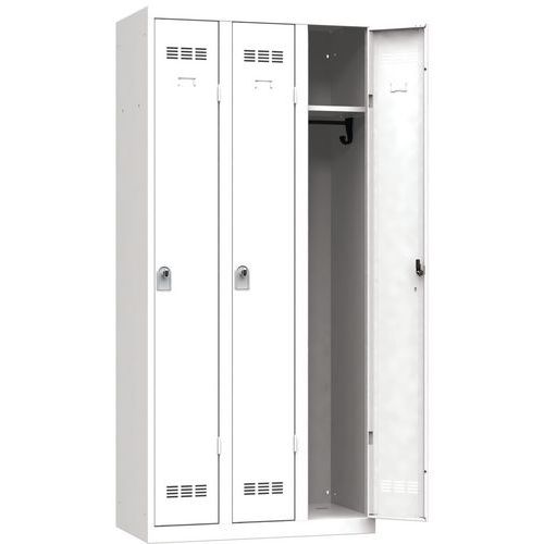 Vestiaire bureau - 3 colonnes - Largeur 300mm