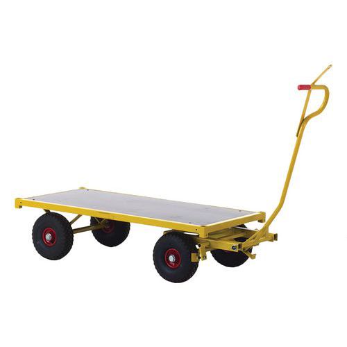 Chariot Charges Lourdes Tw 1500 - Force 600 Kg Roue Pneumatique