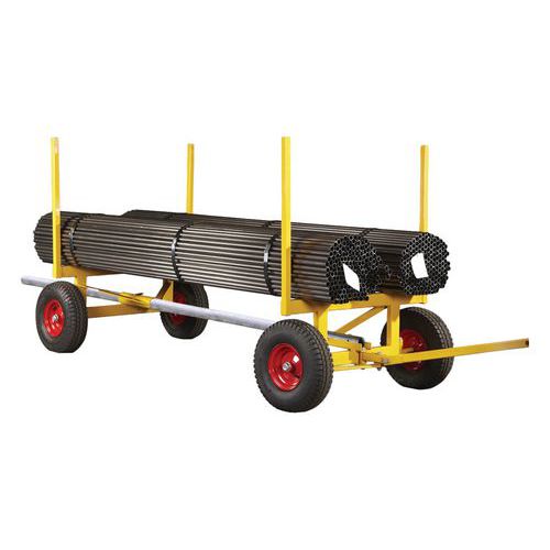 Remorque Grande Longueur Tli 400 Roue Pneumatique