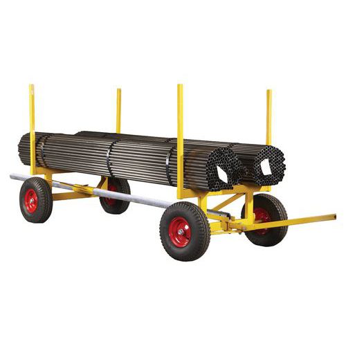 Remorque Grande Longueur Tli 600 Roue Pneumatique