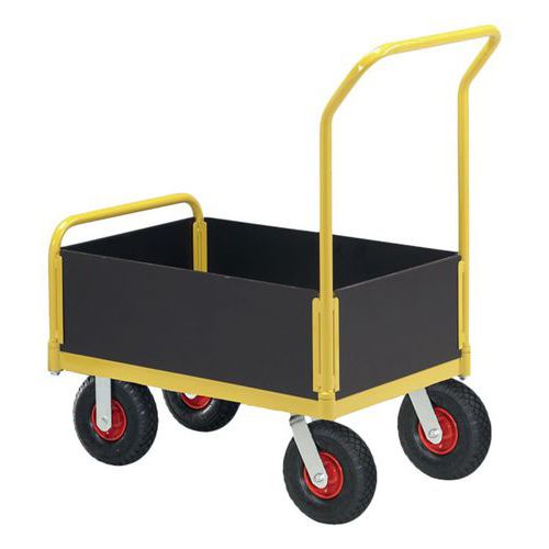 Chariot Plateforme 4 Cotés Tw Lws 750 Force 400 Kg Roue Pneumatique