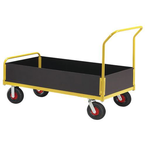 Chariot Plateforme 4 Cotés Tw Lws 1250 Force 400 Kg Roue Pneumatique