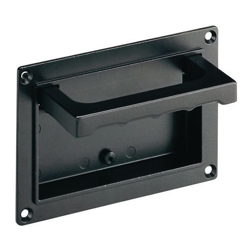 Boutet - Poignée Allegro Aluminium Noir - Entraxe 118mm L:130mm - Design Moderne et Durable