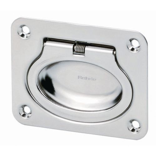 Lot de 2 - Poignée Encastrable Entraxe:60 Mm Inox
