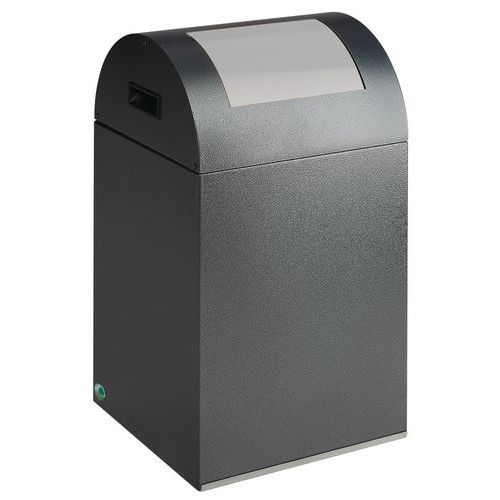Poubelle Tri Anti-feu - 43 L - Antique Trappe Anthracite