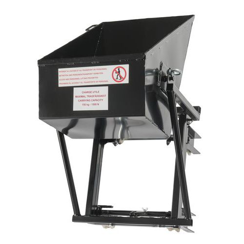 Benne pendulaire pour monte-matériaux Castor Steel - Haemmerlin