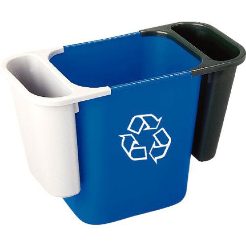 avec 2 bacs tri sélectif (en option) avec 2 bacs tri sélectif (en option)