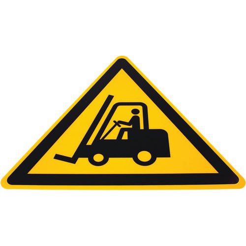 Pictogramme 430x375 Mm Jaune/noir - Chariots Ã‰lévateurs