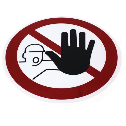 Pictogramme 430 Mm Rouge/blanc - Personne Non Autorisé