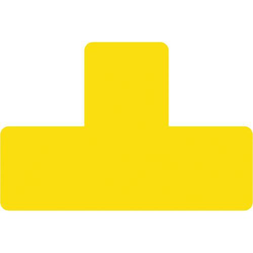 Symbole Marquage Au Sol Adhésif t - Jaune