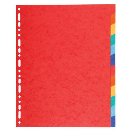 Set De 12 Intercalaires Carte 220g A4 Maxi