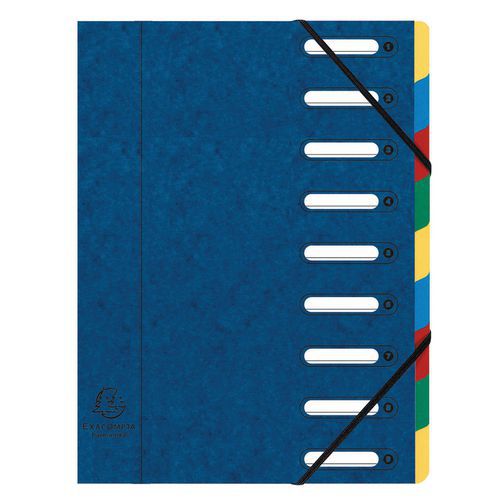 Trieur Harmonika® Avec Élastiques 9 Compartiments Assortis