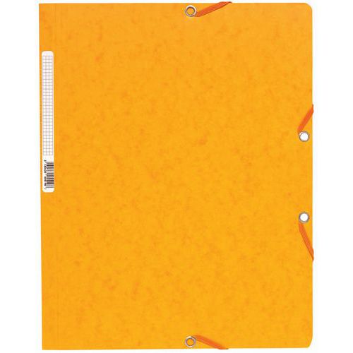 Chemise à lastique Sans Rabat Carte Lustrée 400gmÂ² A4 Jaune