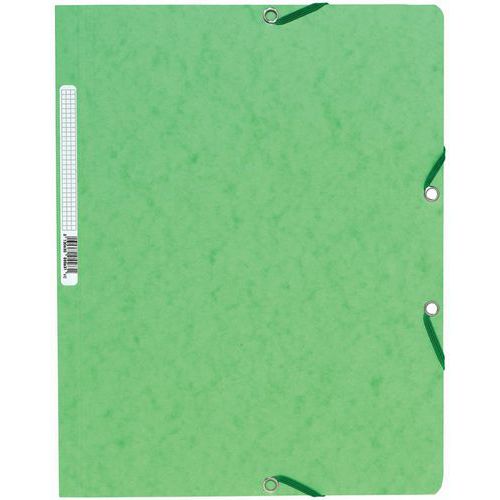 Chemise Ã‰lastique Sans Rabat Carte Lustrée 400gmÂ² A4 Tilleul