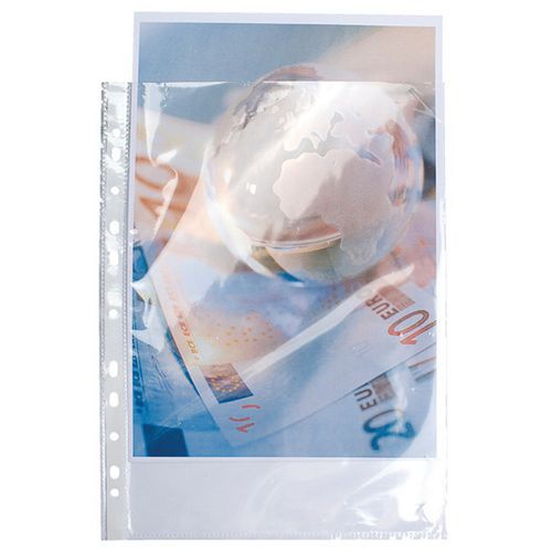 Sachet De 10 Pochettes Perforées Pp Haute Qualité 9/100e A4