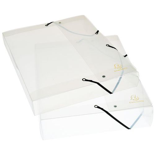 Boite De Classement Exabox Dos 25mm Polypropylène Crystal A4
