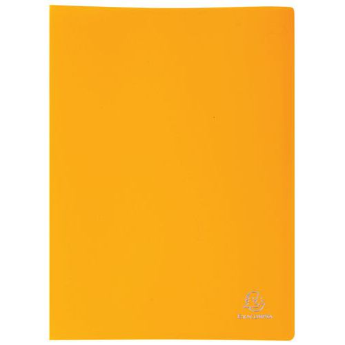 Protège-documents Jaune Pp Souple Opaque 20 Vues A4