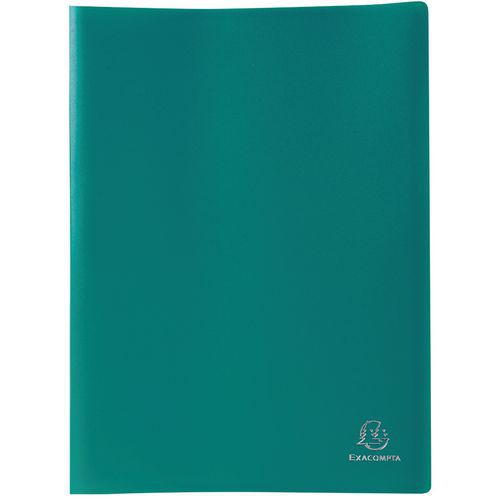 Protège-document Vert Pp Souple Pochettes Opaque 120 Vues A4