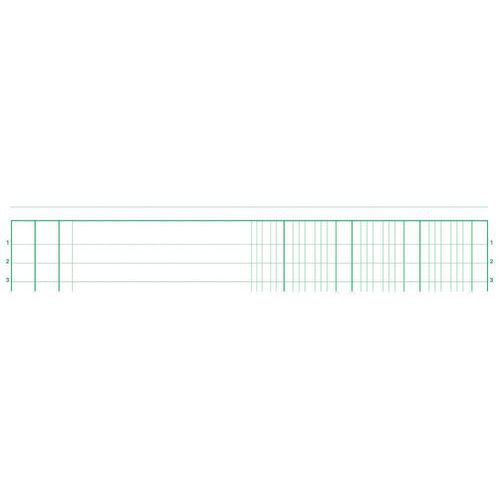 Manifold 3 Colonnes 297x21cm 50 Feuillets Dupli Autocopiant