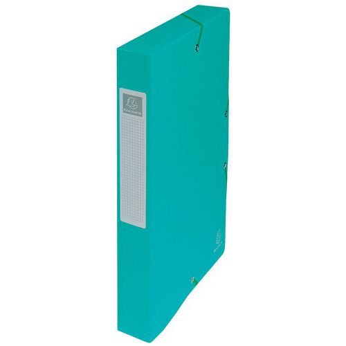 Boite De Classement Exabox Dos 40mm Carte Lustrée - A4 Vert
