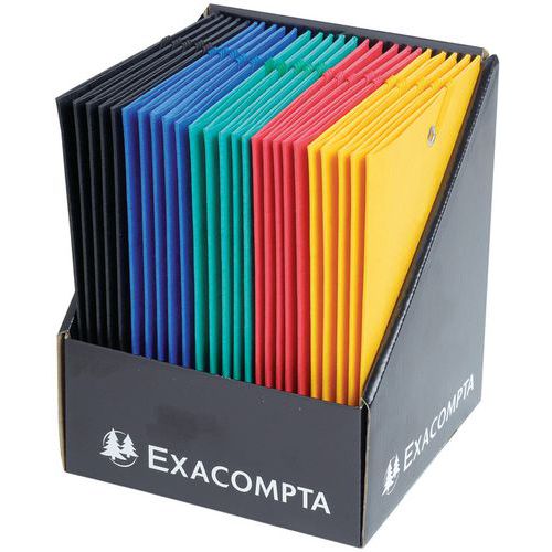 Set 25 Chemises 3 Rabats Scotten 425g/m2 12x16cm Assorties