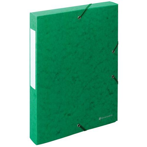 Boite Exabox Dos 40mm Carte Lustrée Scotten A4 Vert